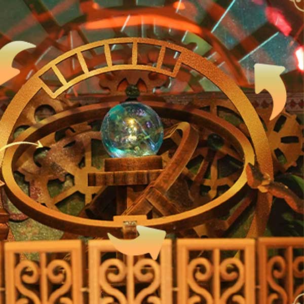 Space Time Museum Book Nook Miniature Dollhouse_Description_4