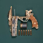 Steampunk Revolver 3D Wooden Puzzle_Black_3