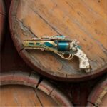 Steampunk Revolver 3D Wooden Puzzle_Blue_4