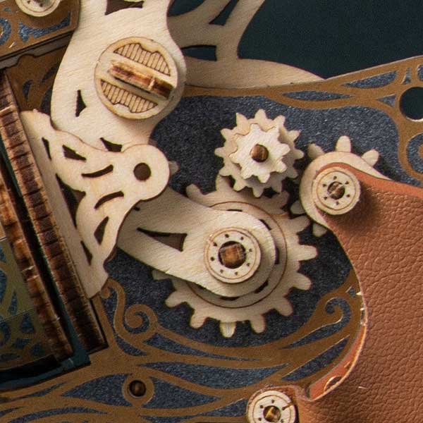 Steampunk Revolver 3D Wooden Puzzle_Description_5