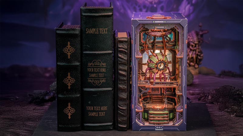 The Eye Of Old God Book Nook Miniature Dollhouse_Description_2