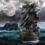 Flying Dutchman Ghost Ship 3D Metal Puzzle_2