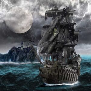 Flying Dutchman Ghost Ship 3D Metal Puzzle_2