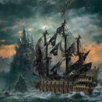 Flying Dutchman Ghost Ship 3D Metal Puzzle_3