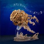 Transmission Music Jellyfish 3D Wooden Puzzle_4