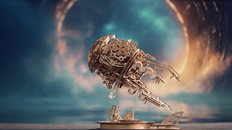 Transmission Music Jellyfish 3D Wooden Puzzle_Description_2