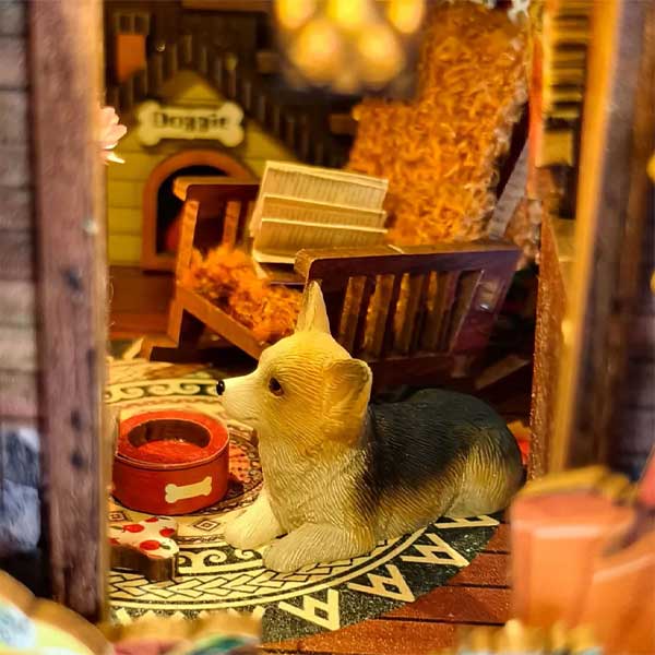Twilight Cottage Book Nook Miniature Dollhouse_Description_3