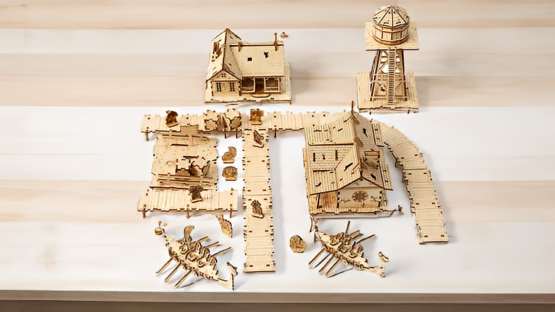 Viking Fishery 3D Wooden Puzzle_Description_1