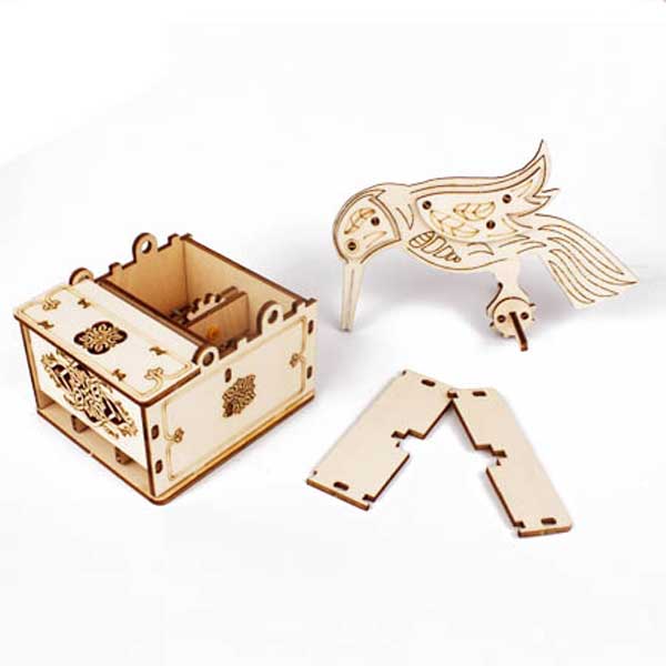 Woodpecker Toothpick Holder 3D Wooden Puzzle_Description_2