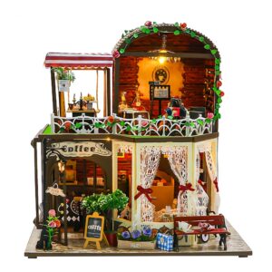 Coffee Shop DIY Miniature Dollhouse_1