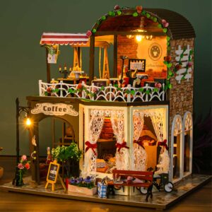 Coffee Shop DIY Miniature Dollhouse_2
