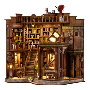 Dreamy Book Hall DIY Miniature Dollhouse_1