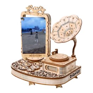 Gramophone Photo Frame 3D Wooden Puzzle_1