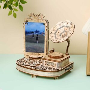 Gramophone Photo Frame 3D Wooden Puzzle_2