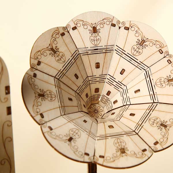 Gramophone Photo Frame 3D Wooden Puzzle_Description_2