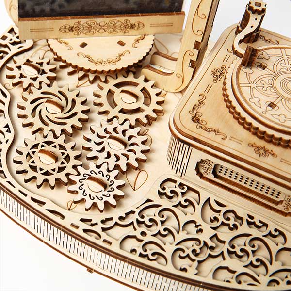 Gramophone Photo Frame 3D Wooden Puzzle_Description_3