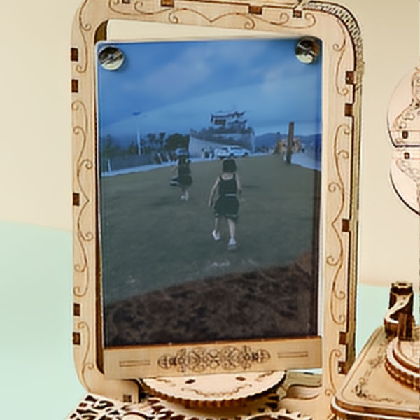 Gramophone Photo Frame 3D Wooden Puzzle_Description_4