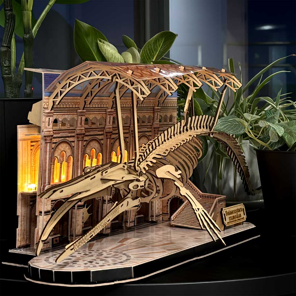 Natural Museum 3D Puzzle With Lights - CraftDIYKit