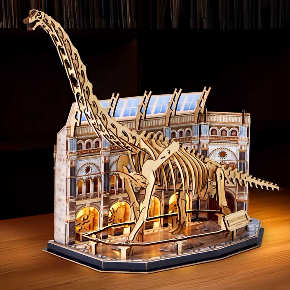 Natural Museum 3D Puzzle With Lights - CraftDIYKit
