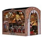 Train Repair Station Book Nook Miniature Dollhouse_1