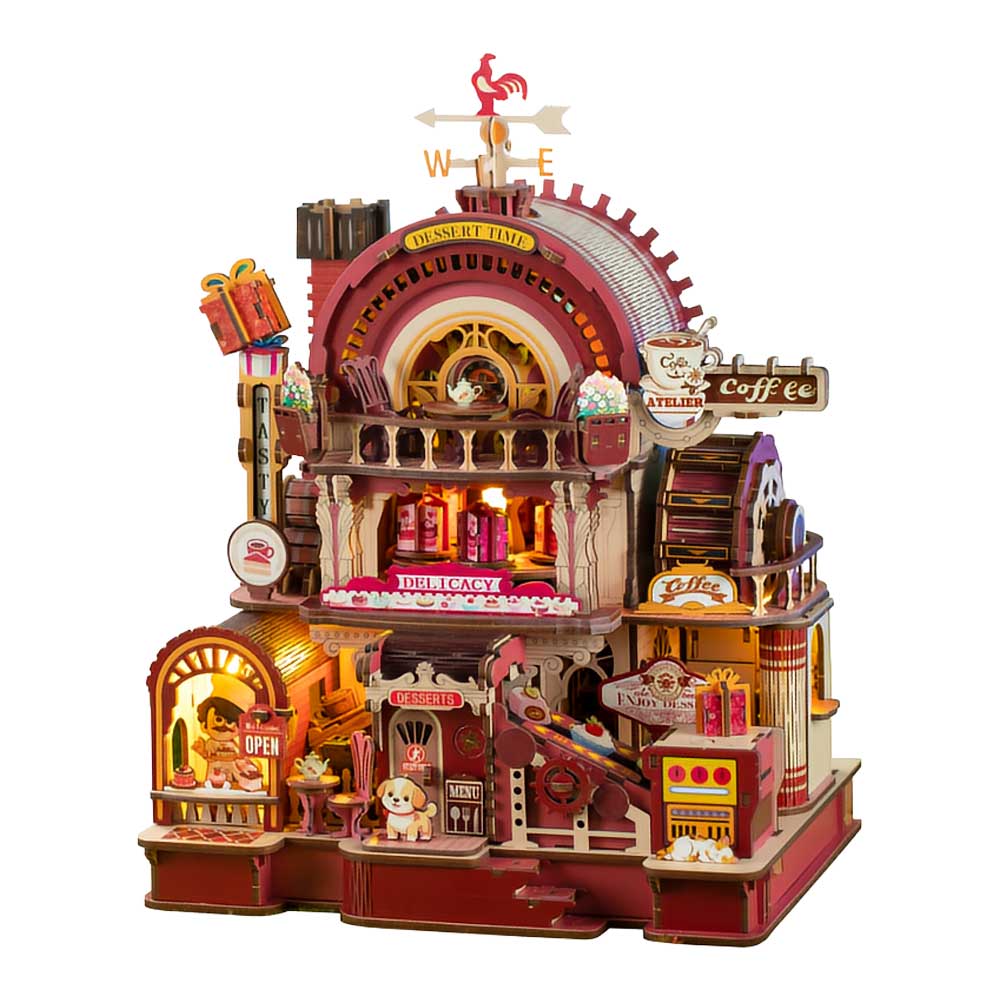 Dessert Workshop 3D Wooden Puzzle - CraftDIYKit
