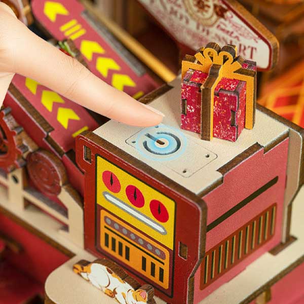 3-2673 スワロフスキー　ミニチュアハイヒール・楽器5点セット Dessert Workshop 3D Wooden Puzzle - CraftDIYKit