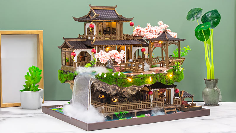 Fairyland Garden DIY Miniature Dollhouse_Description_1