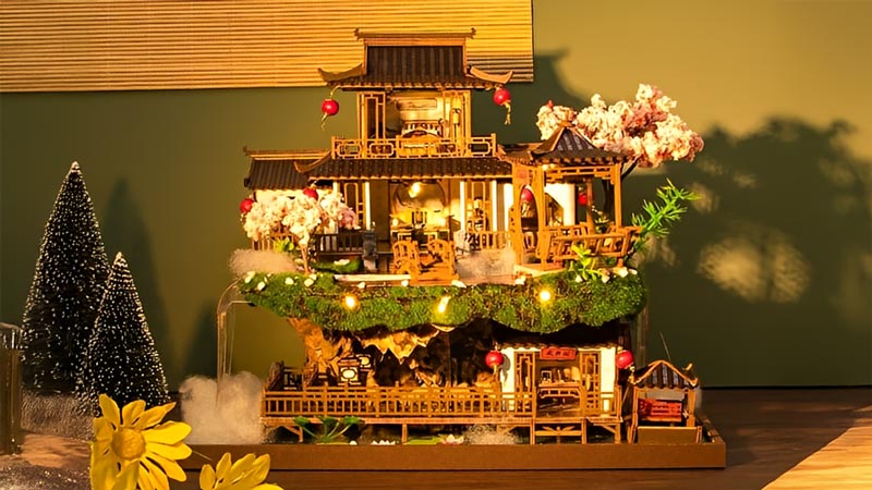 Fairyland Garden DIY Miniature Dollhouse_Description_2