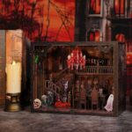 Halloween Dark Family Book Nook Miniature Dollhouse_3