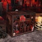 Halloween Dark Family Book Nook Miniature Dollhouse_5