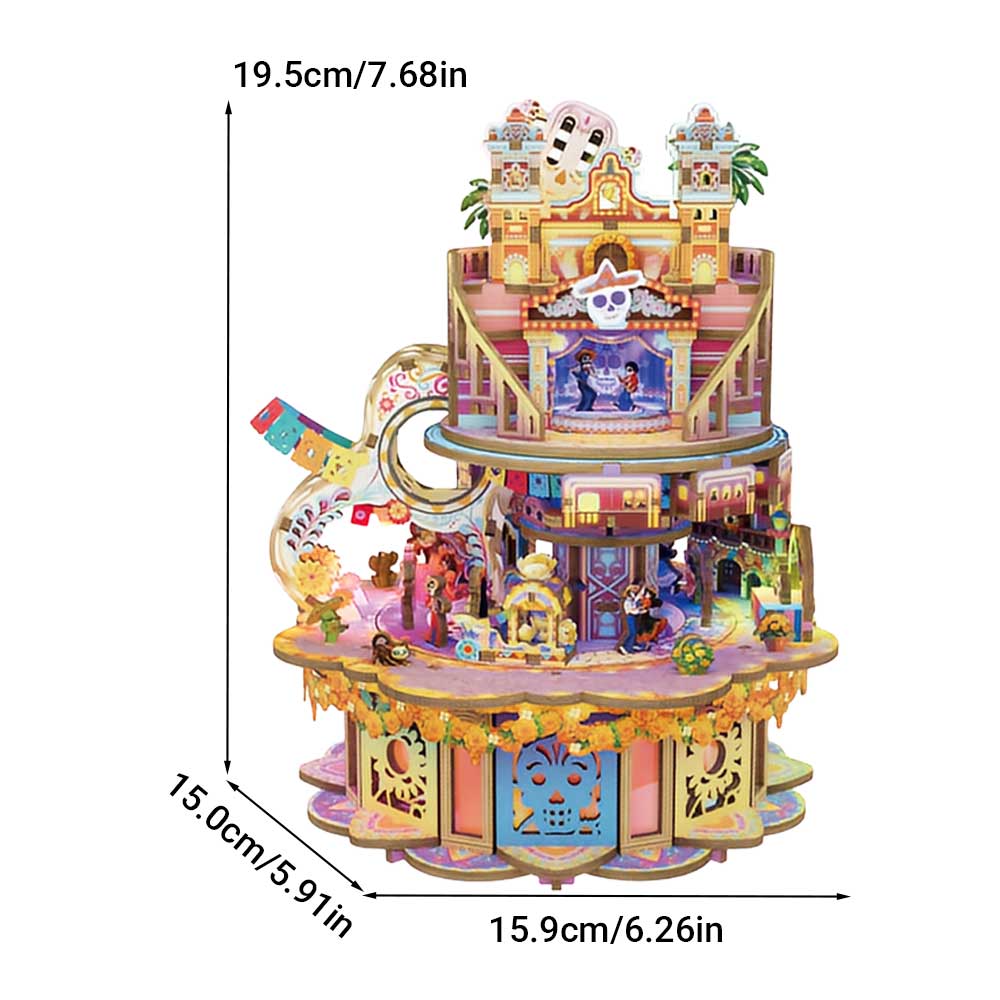 Dreams Wander Music Box 3D Wooden Puzzle - CraftDIYKit