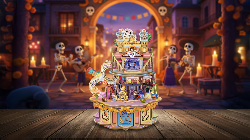 Dreams Wander Music Box 3D Wooden Puzzle_Description_1