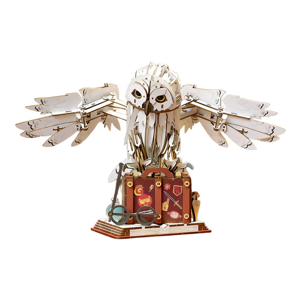 Mechanical Owl 3D Wooden Puzzle - CraftDIYKit