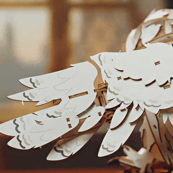 Mechanical Owl 3D Wooden Puzzle_Description_2