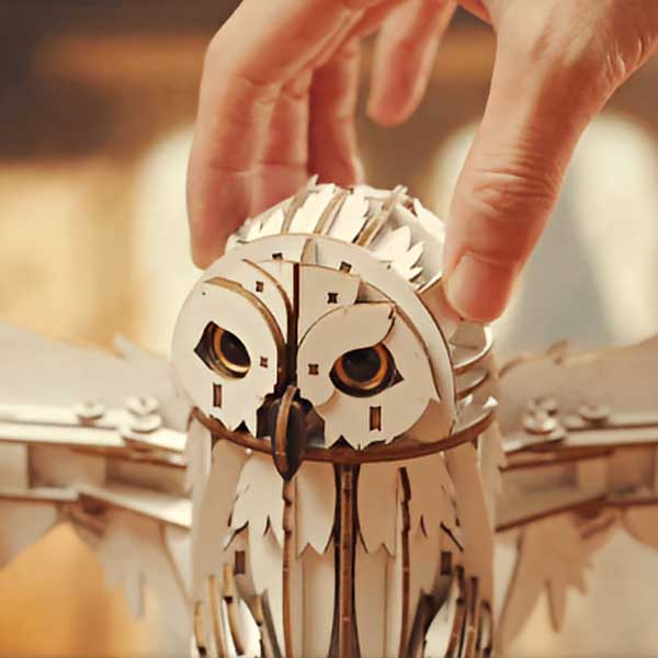 Mechanical Owl 3D Wooden Puzzle_Description_3
