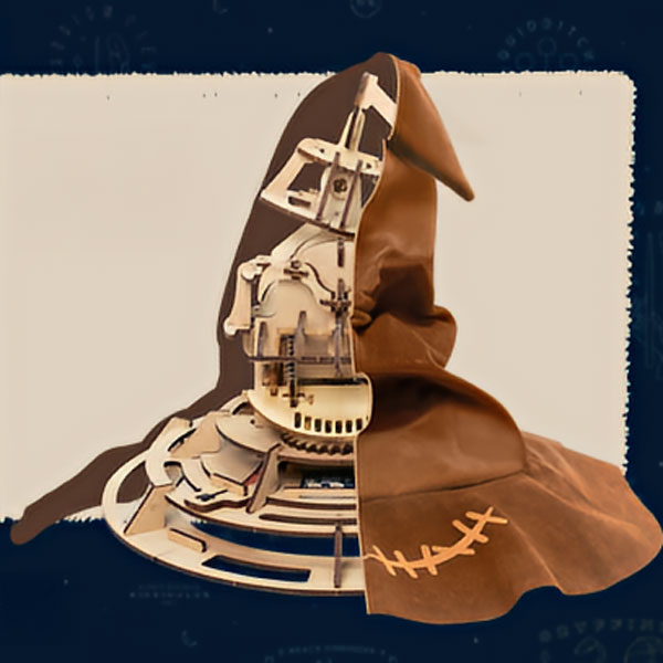 Talking Sorting Hat 3D Wooden Puzzle_Description_4