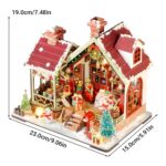 Warm Christmas Lodge DIY Miniature Dollhouse_5