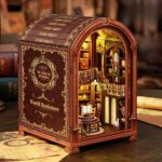 World Bookstore Book Nook Miniature Dollhouse_4