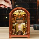 World Bookstore Book Nook Miniature Dollhouse_5