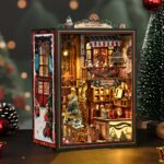 Christmas Shop Book Nook Miniature Dollhouse_3