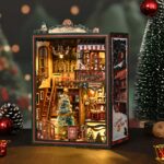 Christmas Shop Book Nook Miniature Dollhouse_4