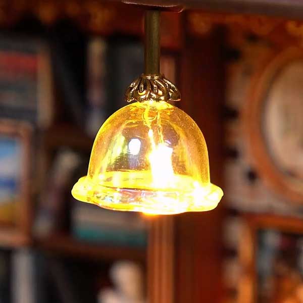 Left Bank Study DIY Miniature Dollhouse_Description_2
