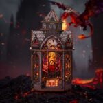 Spire Of The Wyrm Book Nook Miniature Dollhouse_3