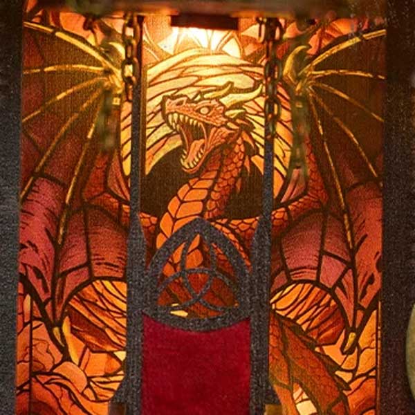 Spire Of The Wyrm Book Nook Miniature Dollhouse_Description_3