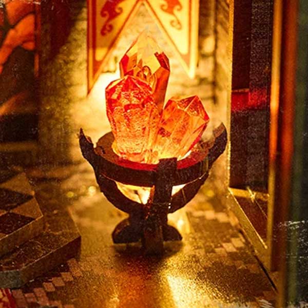 Spire Of The Wyrm Book Nook Miniature Dollhouse_Description_4