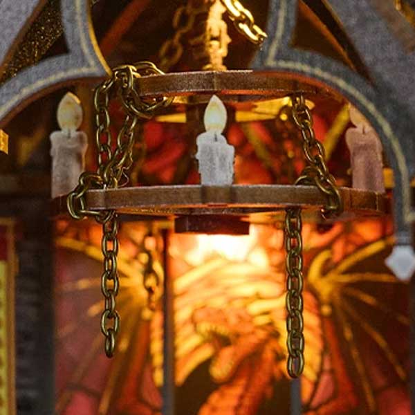 Spire Of The Wyrm Book Nook Miniature Dollhouse_Description_5
