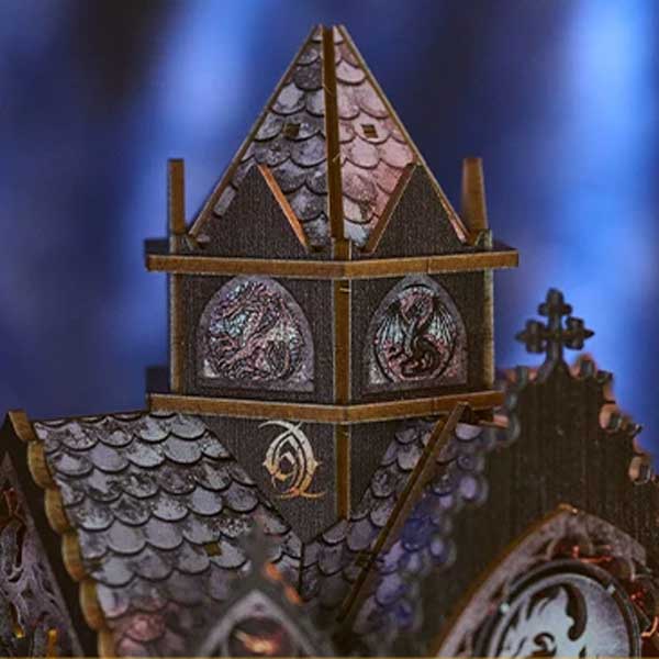 Spire Of The Wyrm Book Nook Miniature Dollhouse_Description_8