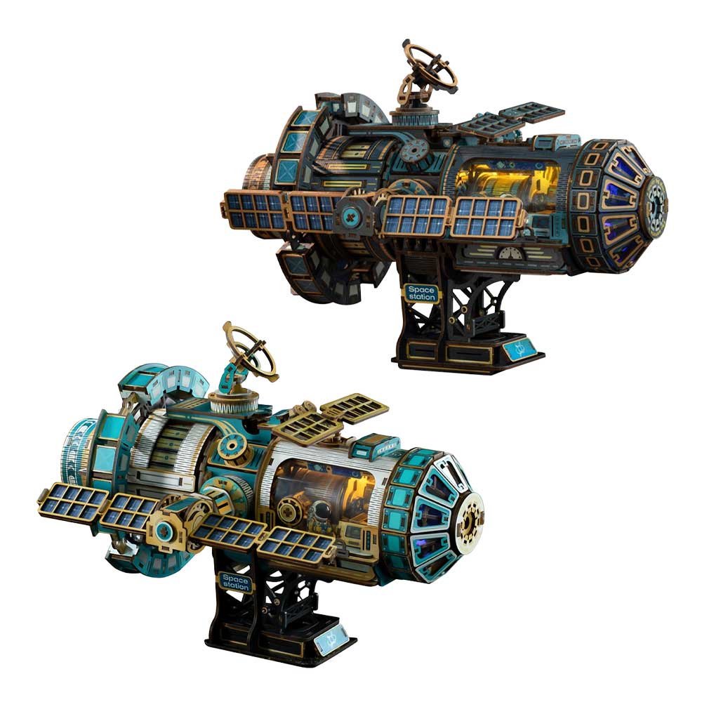 Celestigon Station 3D Wooden Puzzle - CraftDIYKit