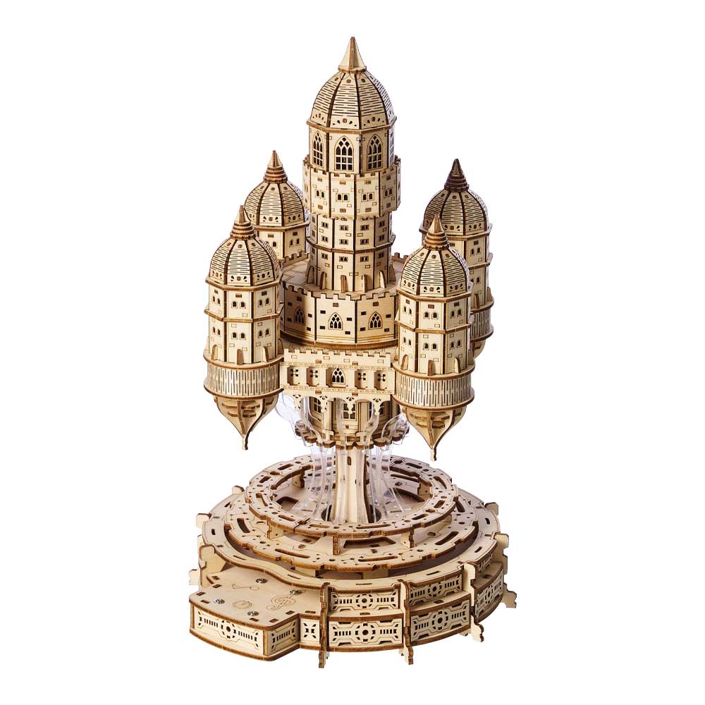 City In The Sky 3D Wooden Puzzle - CraftDIYKit