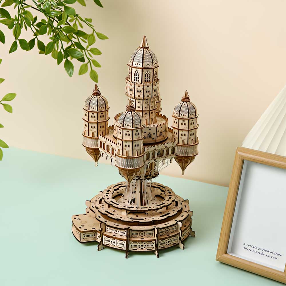 City In The Sky 3D Wooden Puzzle - CraftDIYKit